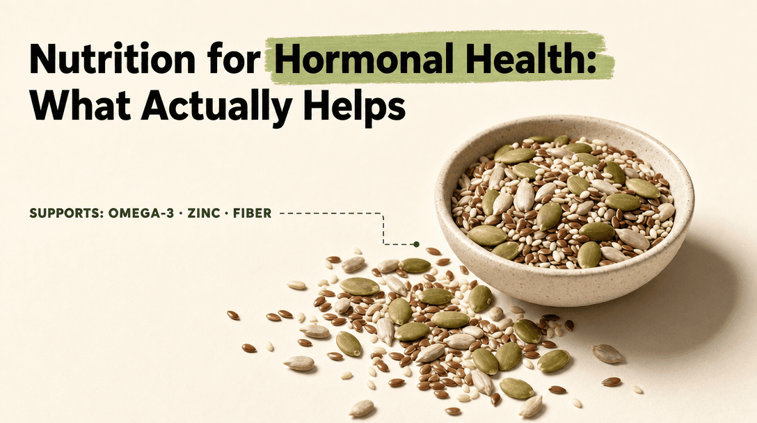 Nutrition for hormonal health: what helps during perimenopause, PCOS, and thyroid conditions, Fobalanz